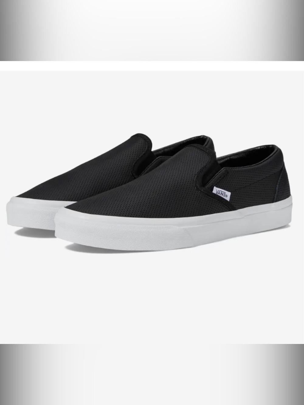 Vans | Black Classic Slip-On w White Sole, Women's 10 / Men's 8.5 NIB
